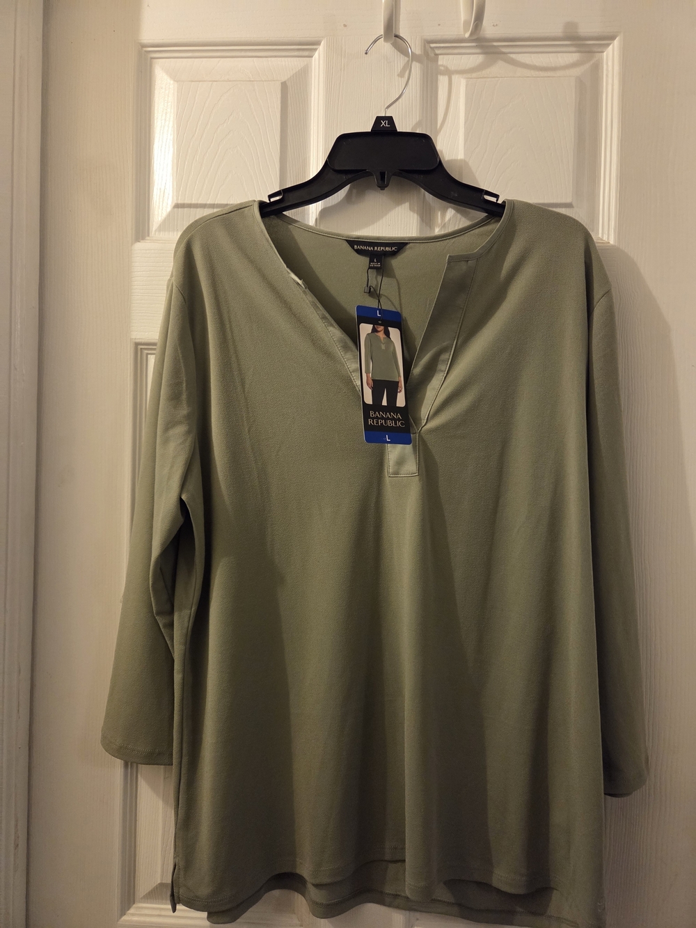 Banana Republic Olive Green Tunic Top